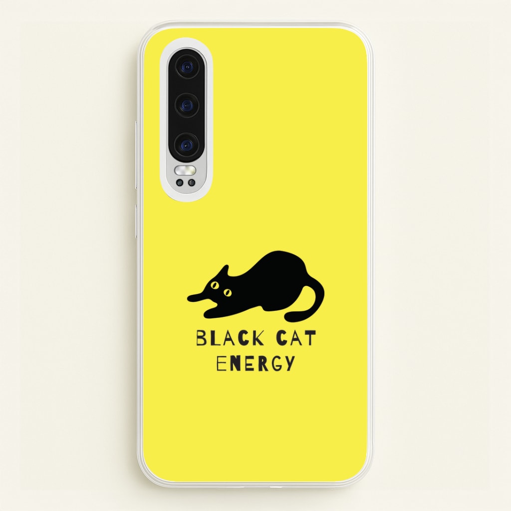 Black Cat Energy Huawei P30 Case