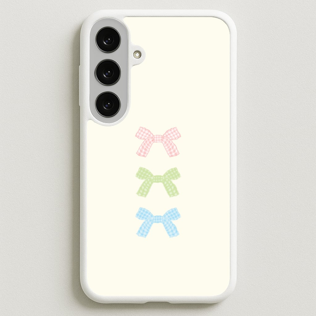 Gingham Tiered Ties Galaxy S25FE Case