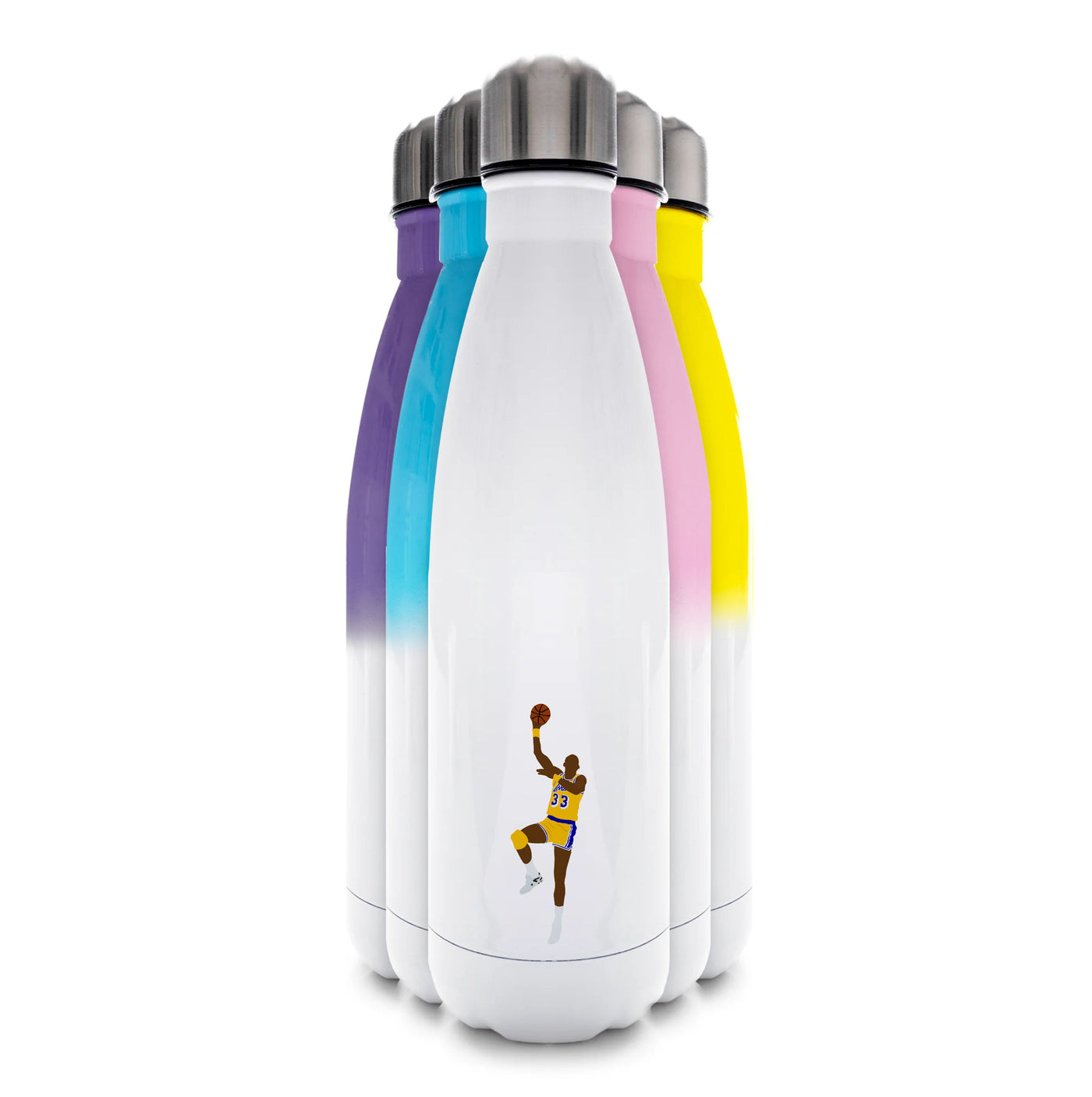 Kareem Abdul-Jabbar - Basketball Water Bottle