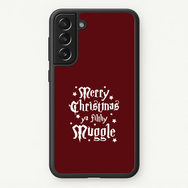Merry Christmas You Filthy Muggle Galaxy S21FE Case