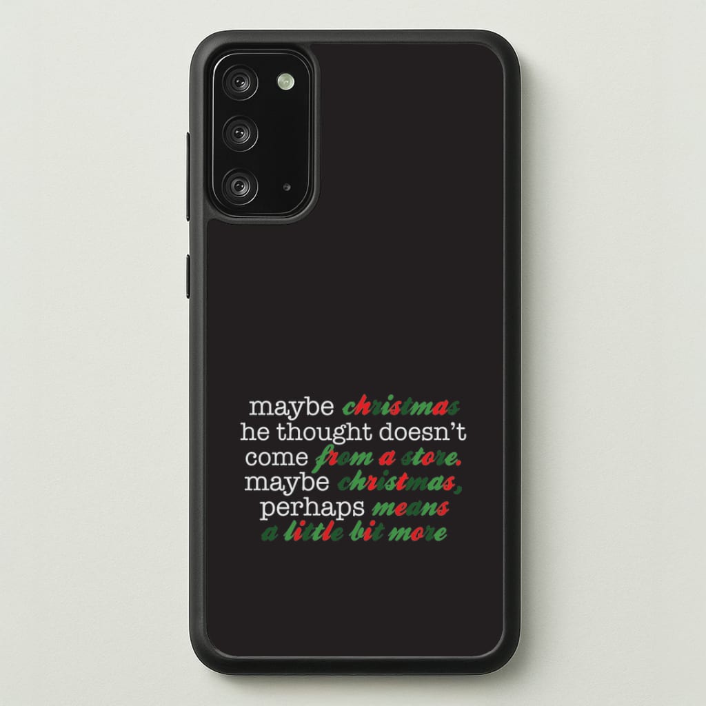 Green Creature Quote Galaxy Note 20 Case