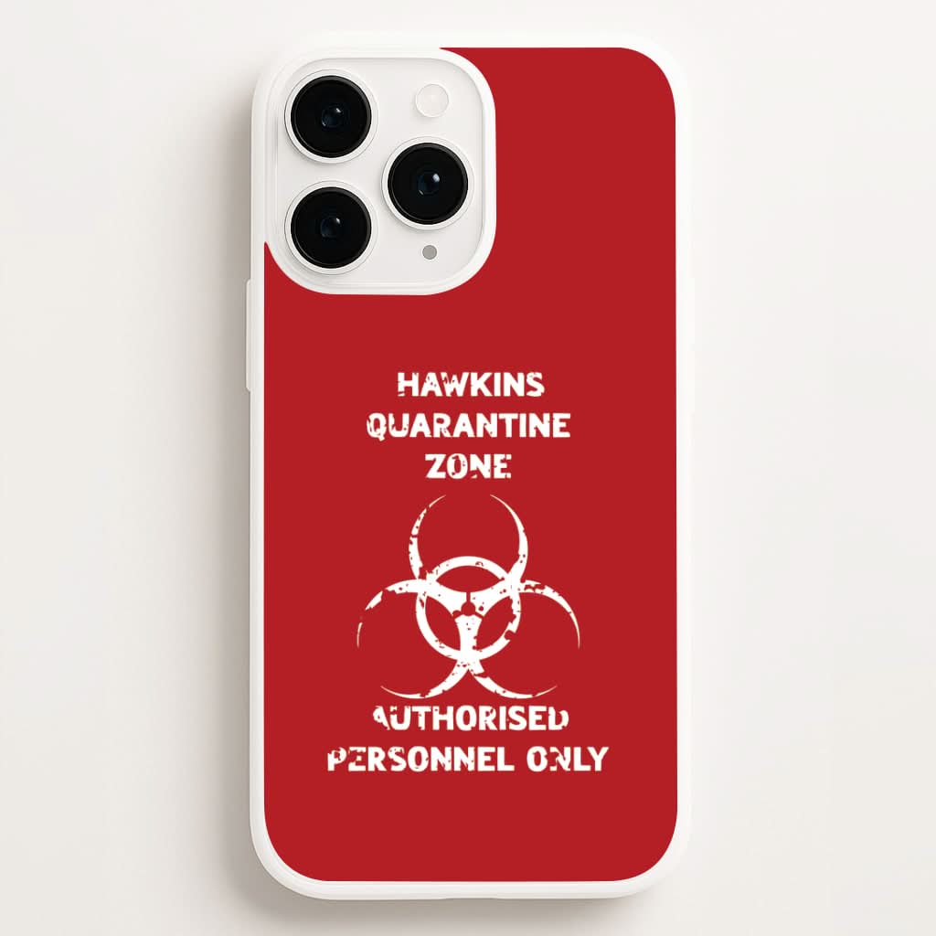 Hawkins Quarantine Zone Phone Case for Apple iPhone, Samsung Galaxy, Huawei and Google Pixel