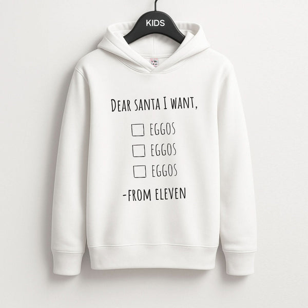 Eleven's Christmas List Kids Hoodie