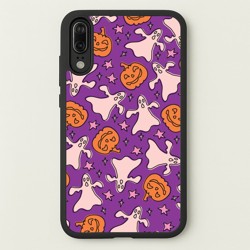 Abstract Halloween Pattern Huawei P20 Case