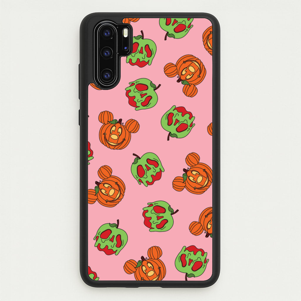 Pumpkin Mouse And Poison Apple Pattern Huawei P30 Pro Case