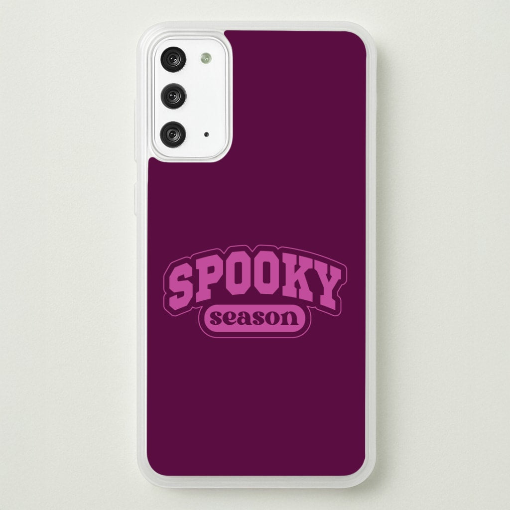 Spooky Season Varsity Galaxy Note 20 Case