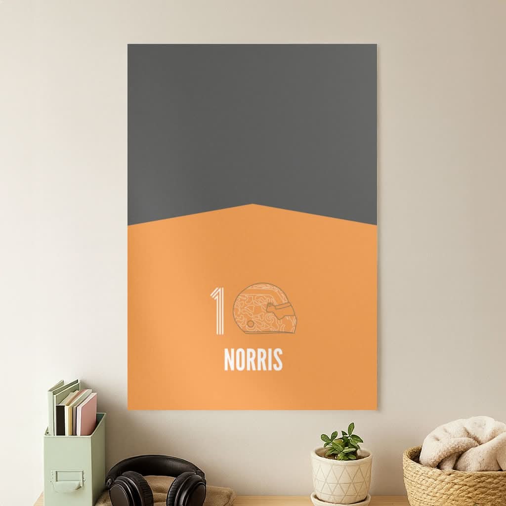 Norris Helmet 2026 Poster