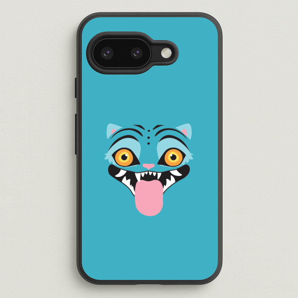 Demon Cat Face Google Pixel 9a Case