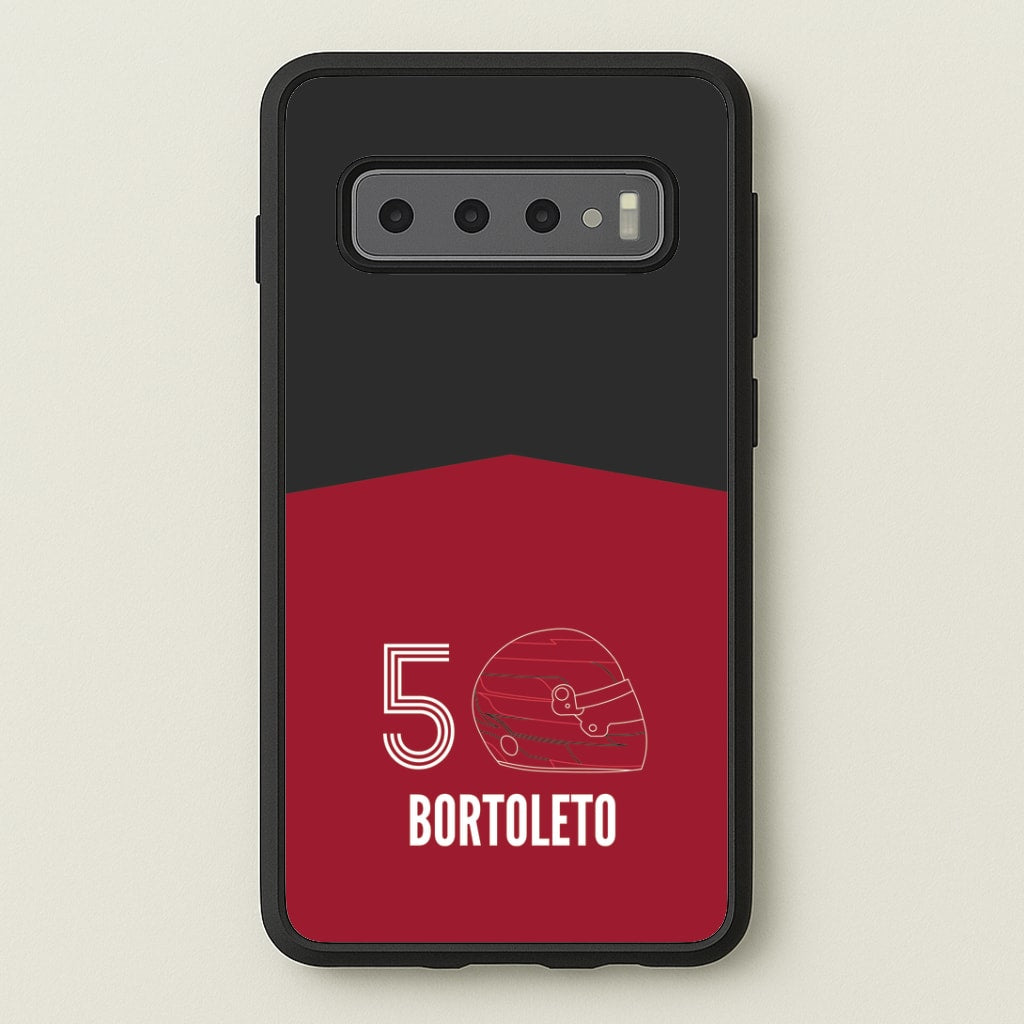 Bortoleto Helmet 2026 Galaxy S10 Plus Case