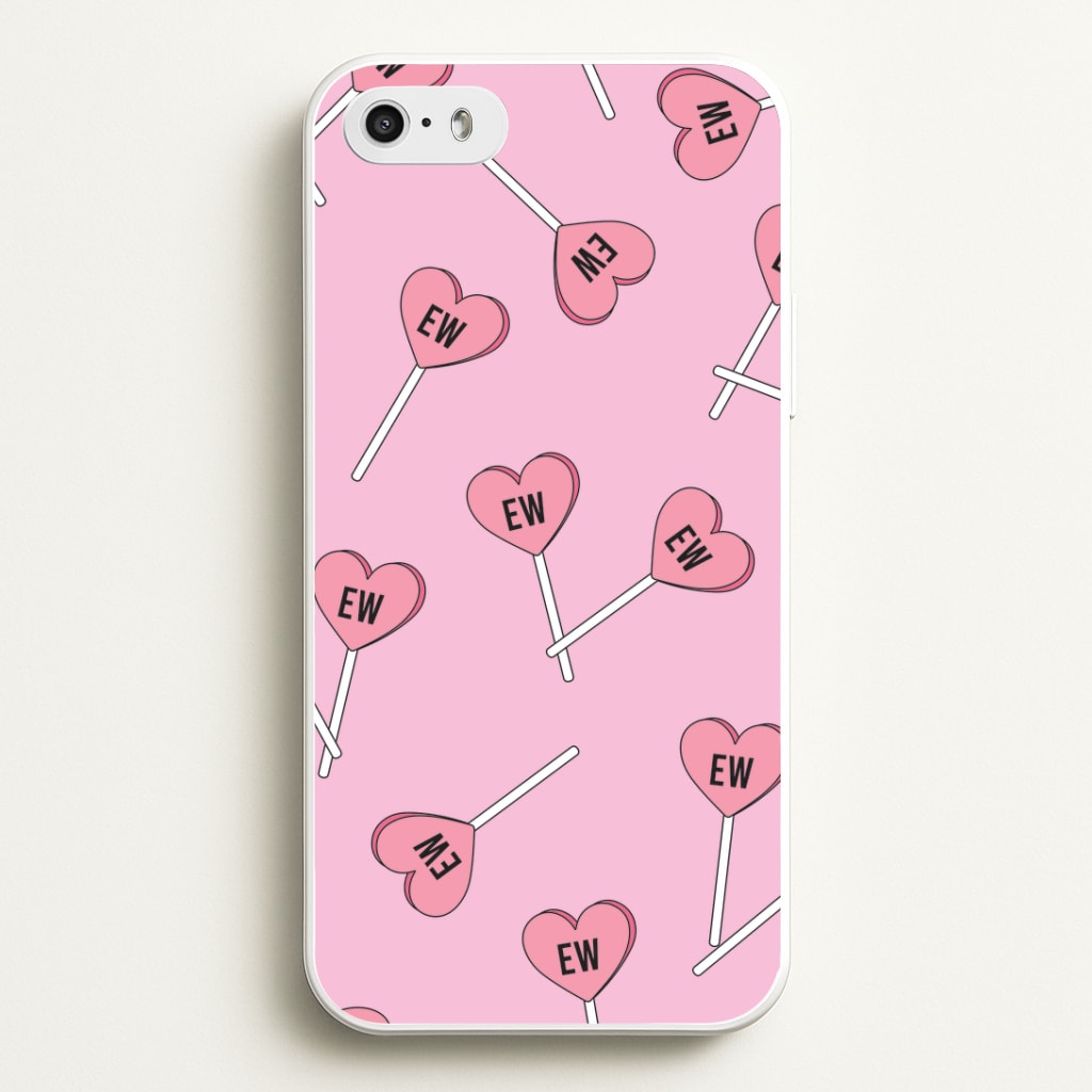 Ew Love Heart Lolipops Pattern iPhone 5 / 5s / SE 2016 Case