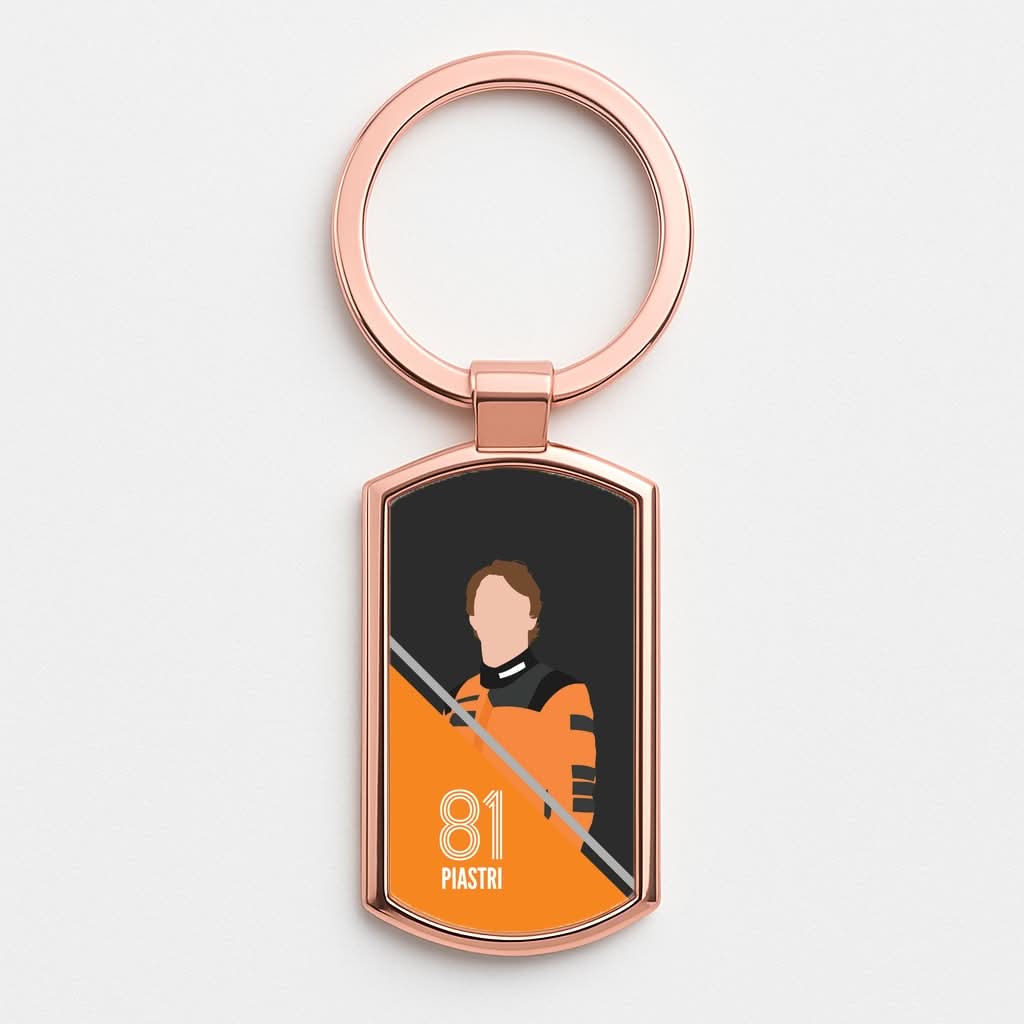 Piastri 2026 Rose Gold Keyring