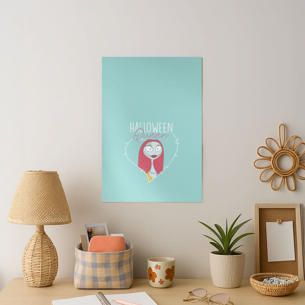 Halloween Queen Heart Art Print