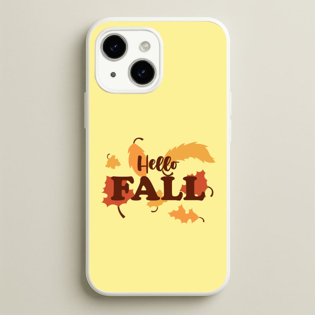 Hello Fall iPhone 14 Plus Case