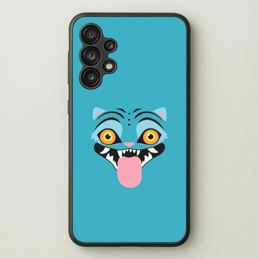 Demon Cat Face Galaxy A13 Case