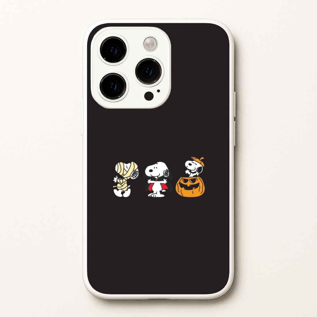 Cartoon Beagle Halloween Costumes iPhone 14 Pro Max Case