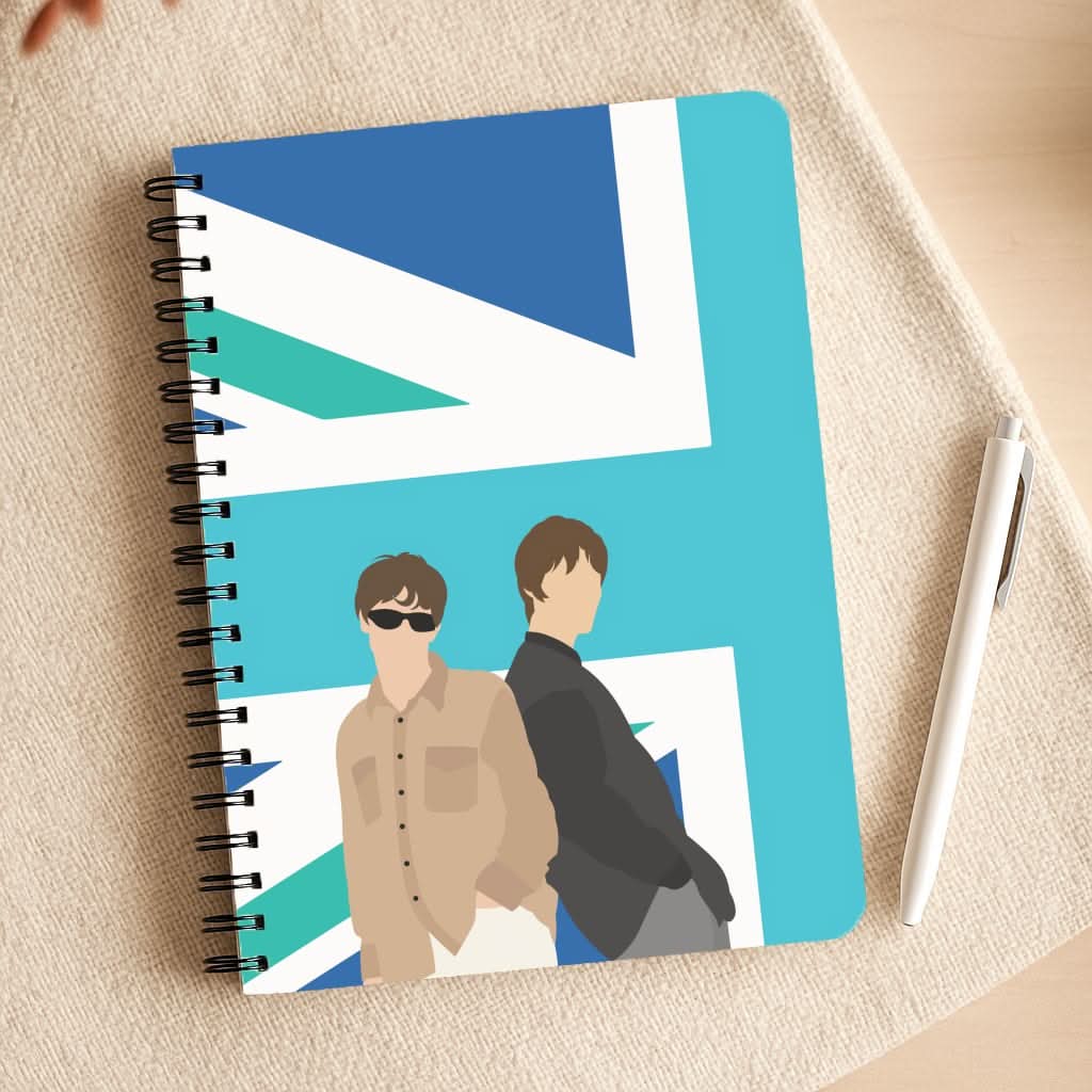 British Flag Band Members Notepad