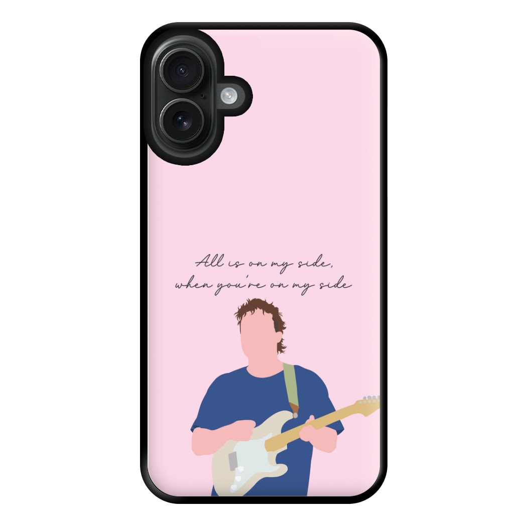 All Is On My Side Pink iPhone 16 Plus Case