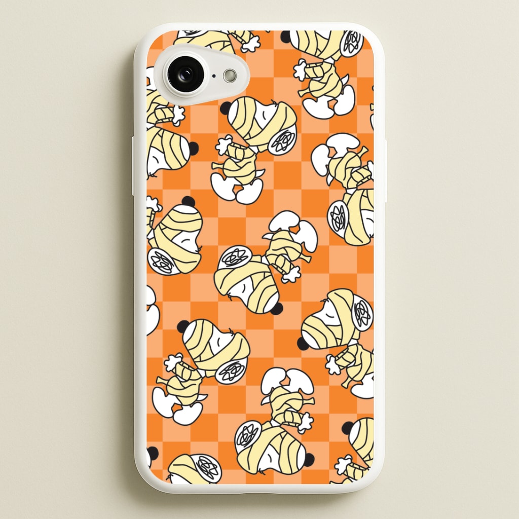 Mummy Cartoon Beagle Pattern iPhone 16e Case