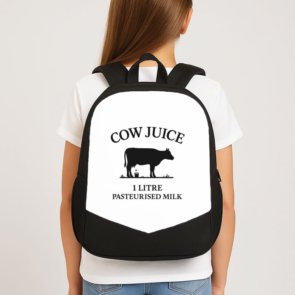 Cow Juice School Bag