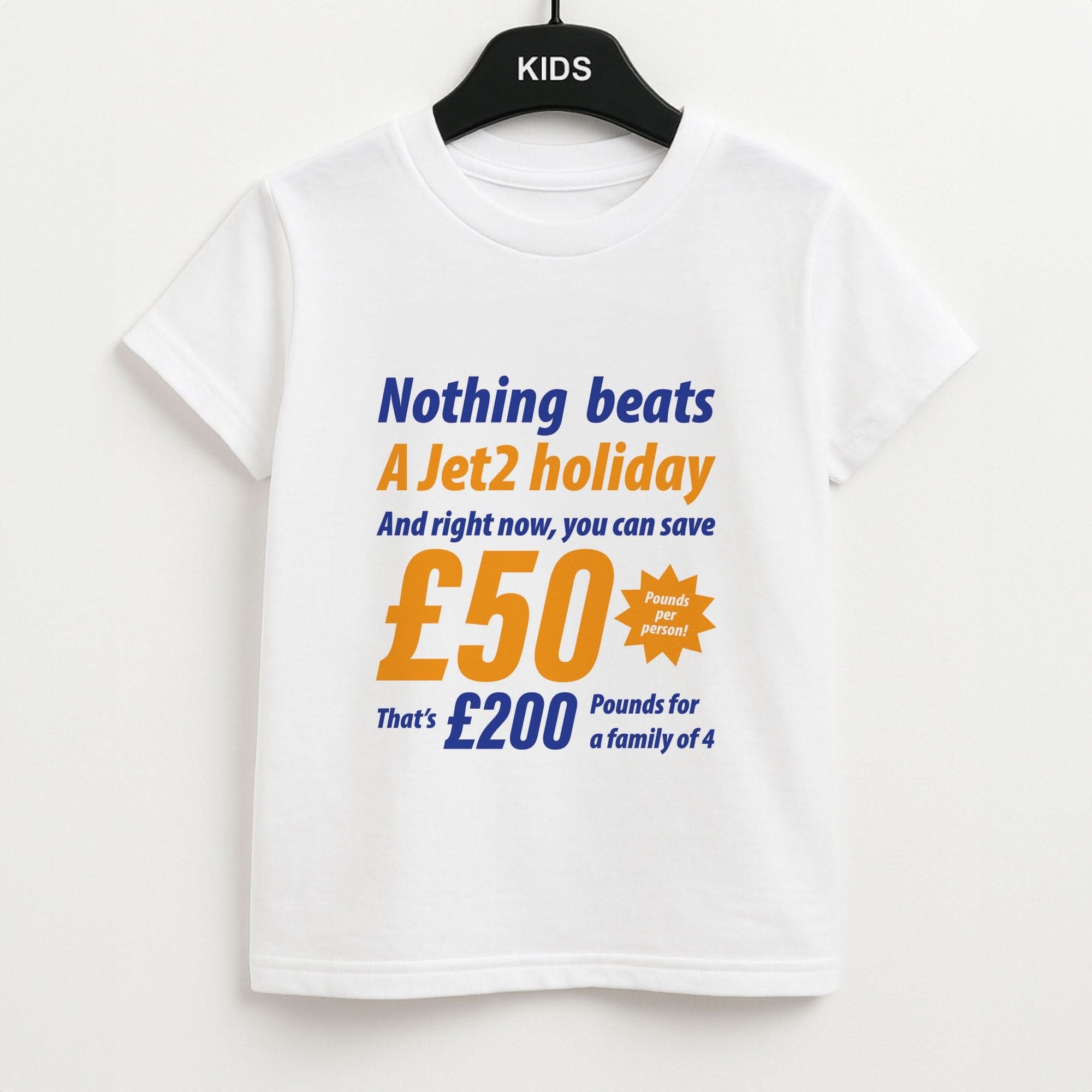 Nothing Beats A Jet Holiday Kids T-Shirt