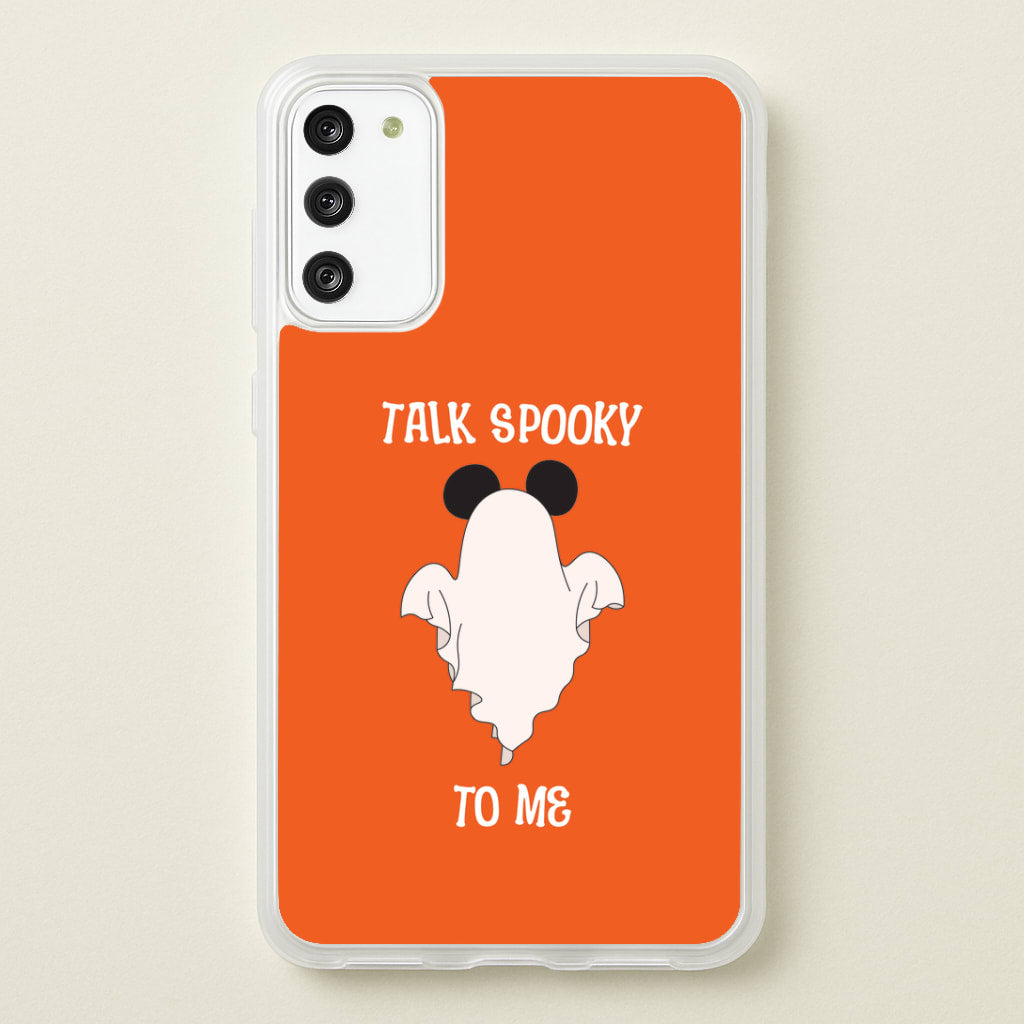 Talk Spooky To Me Mouse Ghost Galaxy S20 Case