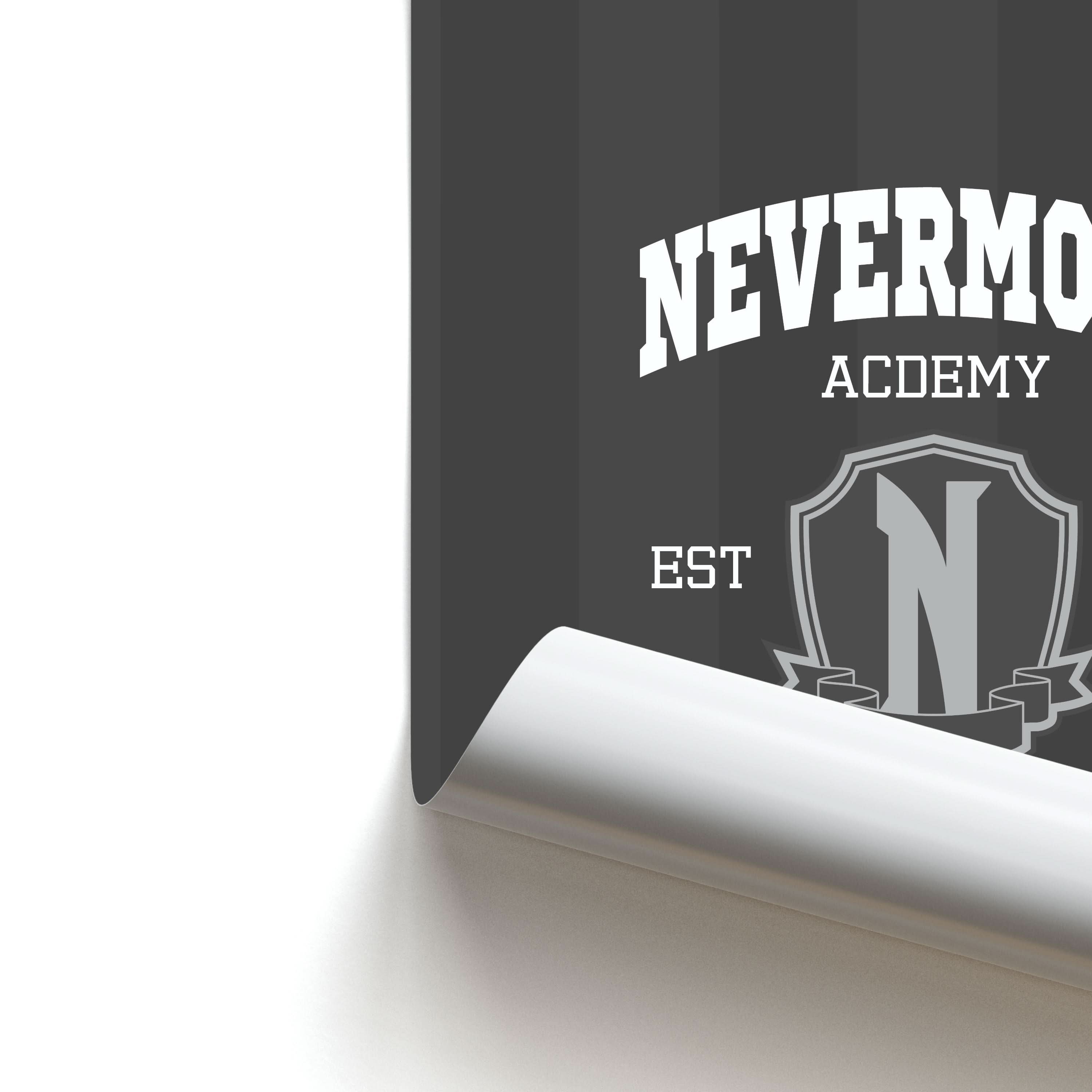 Addams Academy Gray Poster