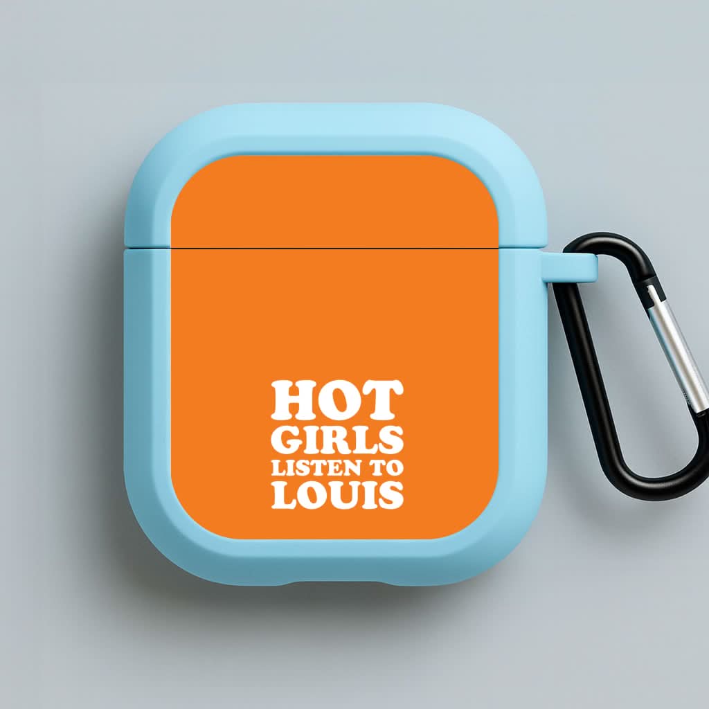 Hot Girls Listen To Louis Blue AirPods Case