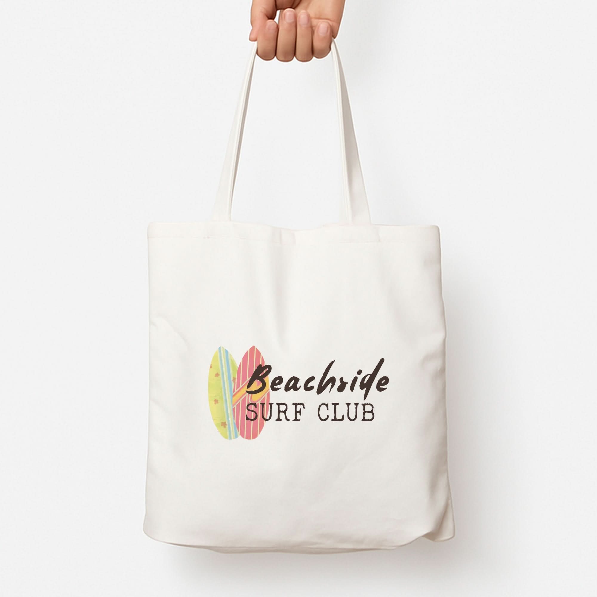 Beachside Surf Club Tote Bag