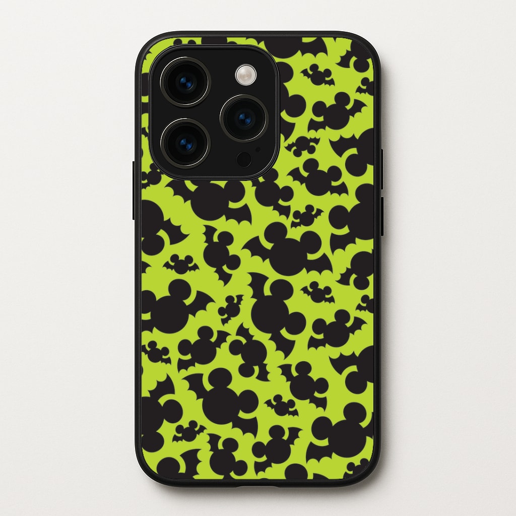 Mouse Bats Pattern iPhone 14 Pro Max Case