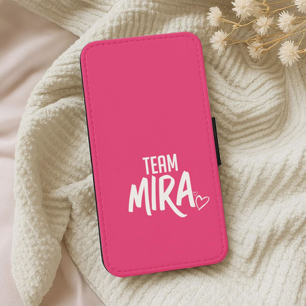 Team Mira Leather Phone Case