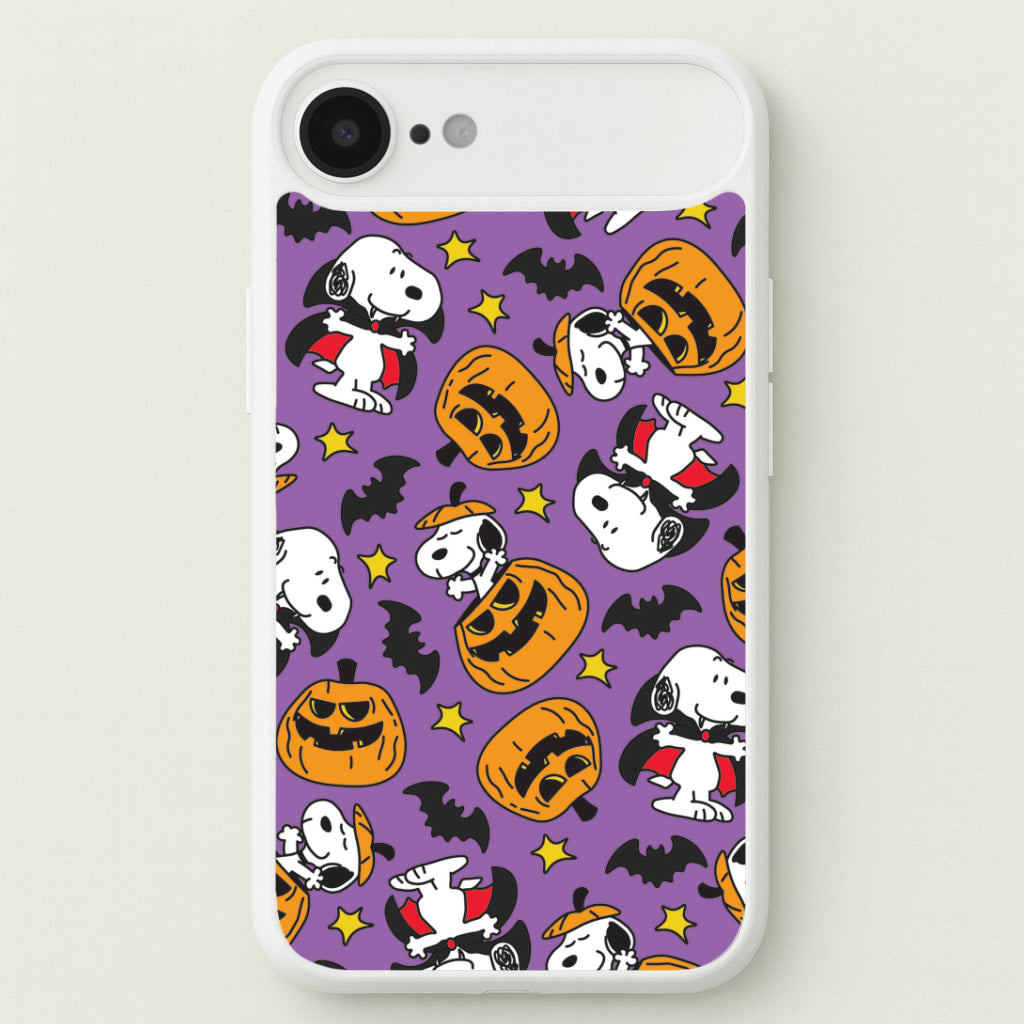 Cartoon Beagle Halloween Pattern iPhone 17 Air Case