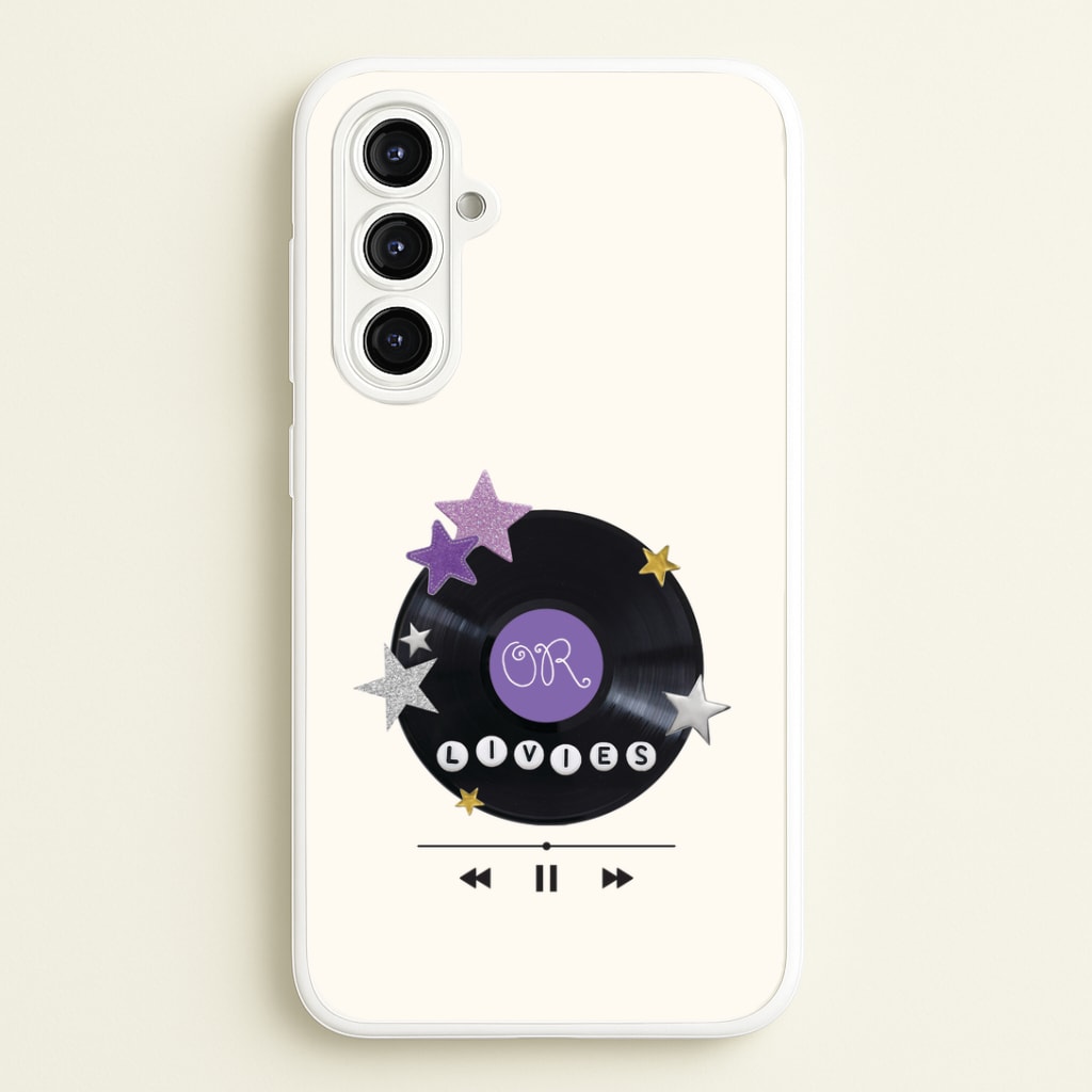 Amethyst Vinyl Scrapbook Galaxy A16 Case