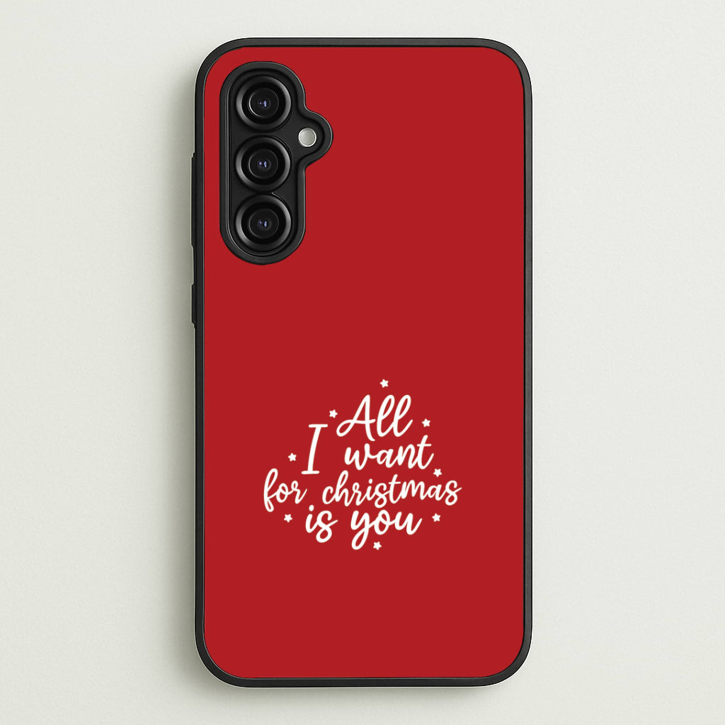 All I Want For Christmas Is You Stars Galaxy A14 Case