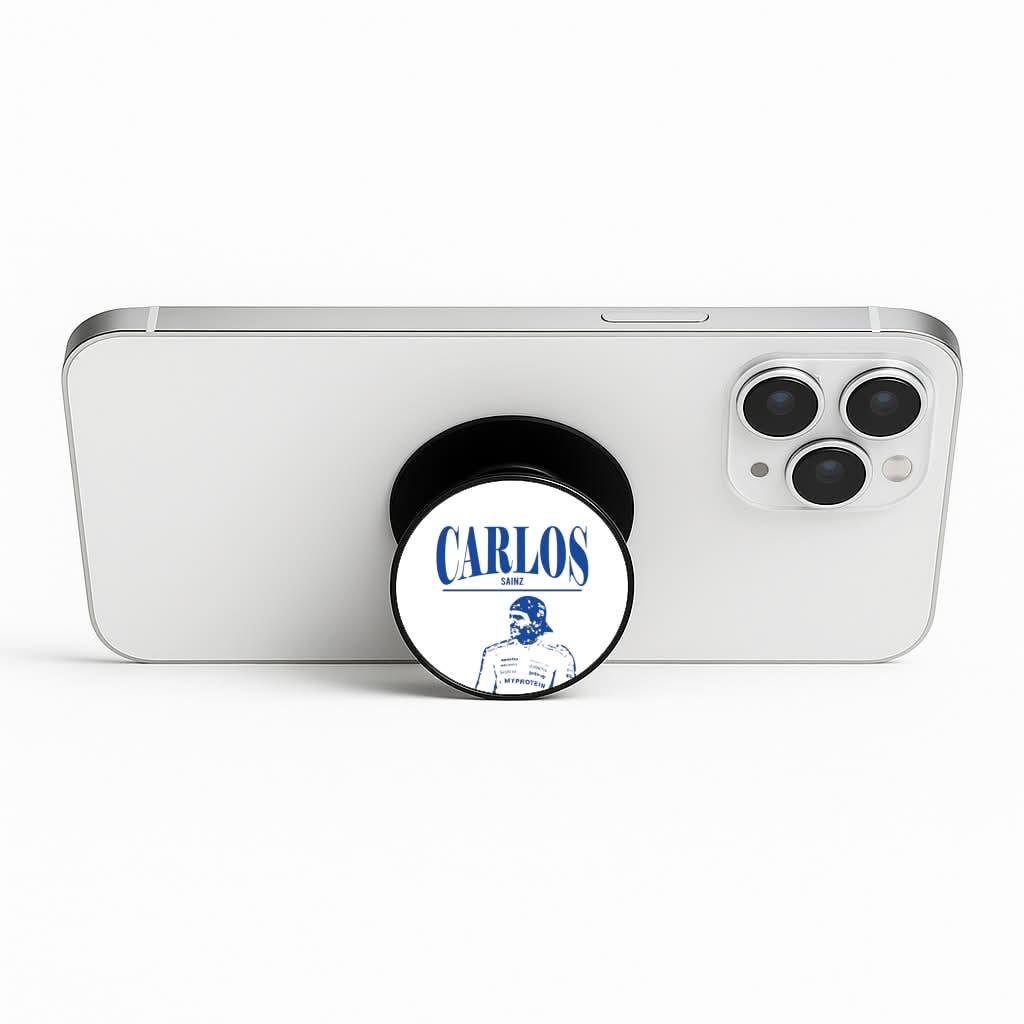 Carlos White And Blue Phone Stand