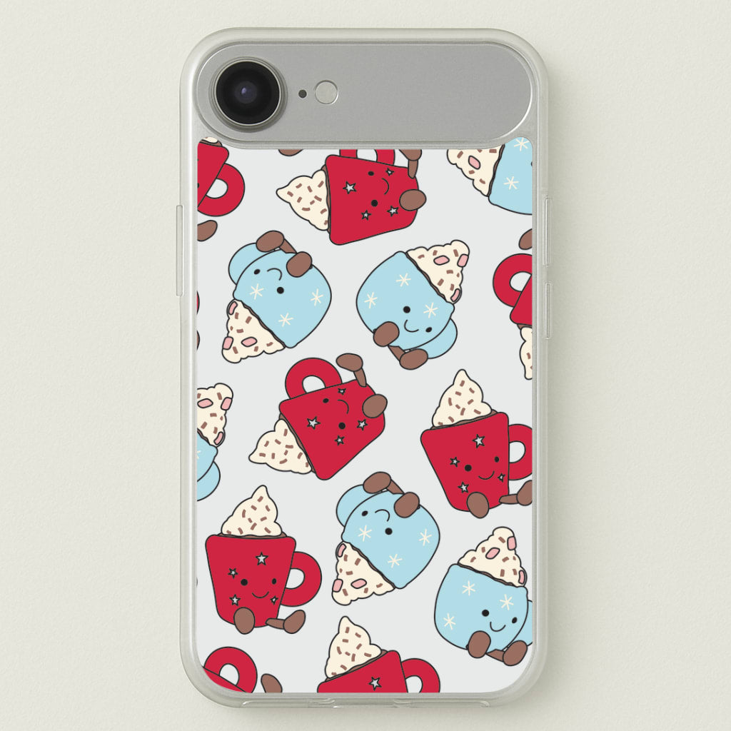 Christmas Drinks Plushies Pattern iPhone 17 Air Case