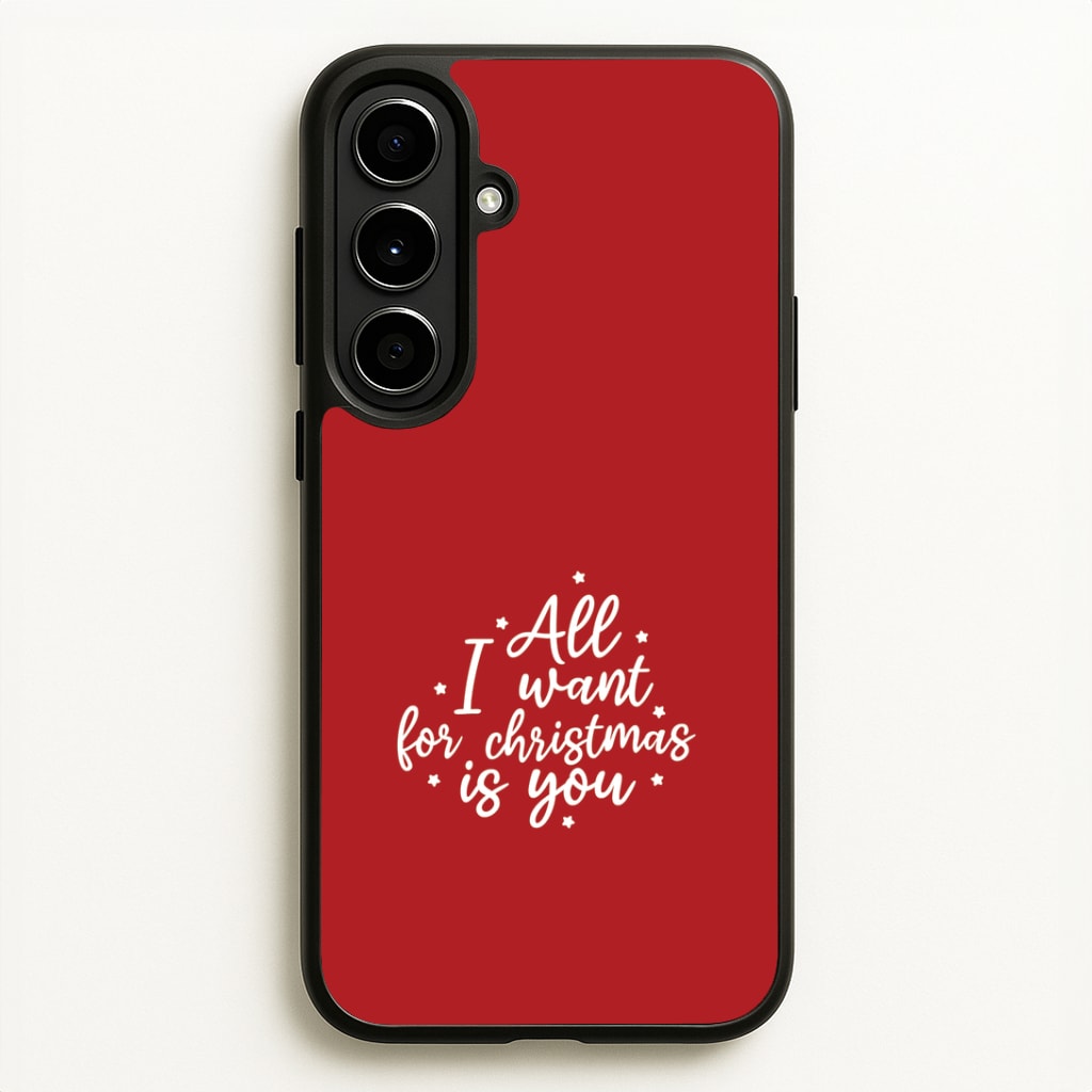 All I Want For Christmas Is You Stars Galaxy A56 Case