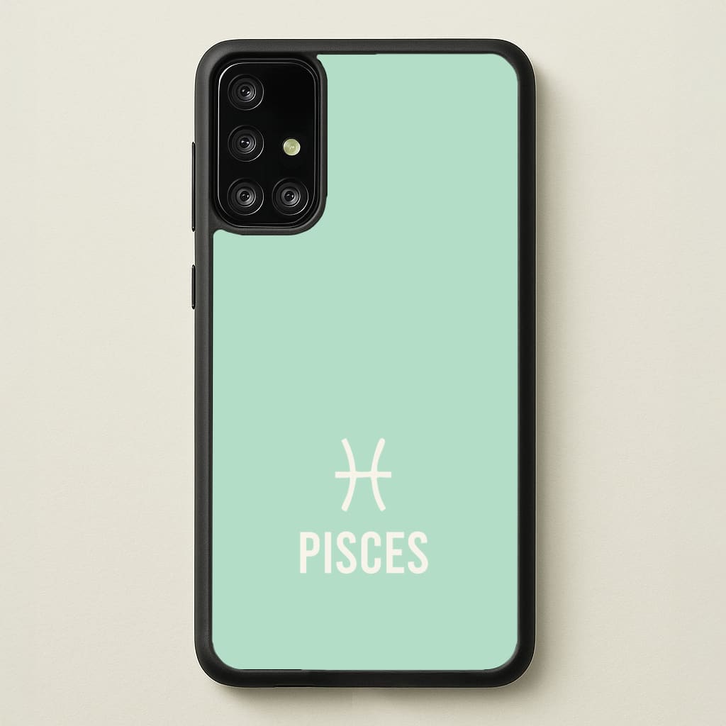 Pisces Pastel Zodiac Galaxy A71 Case