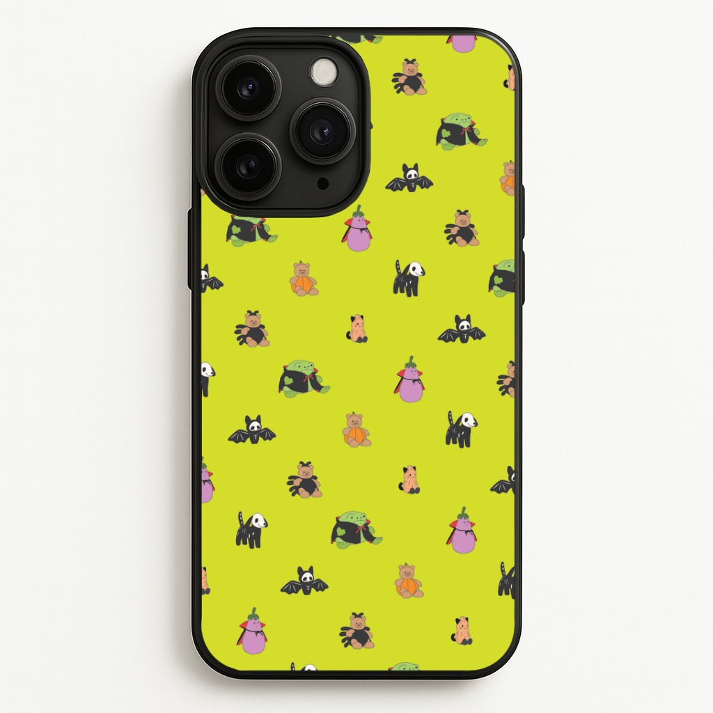 Halloween Plushies Pattern III - Halloween iPhone 11 Pro Case