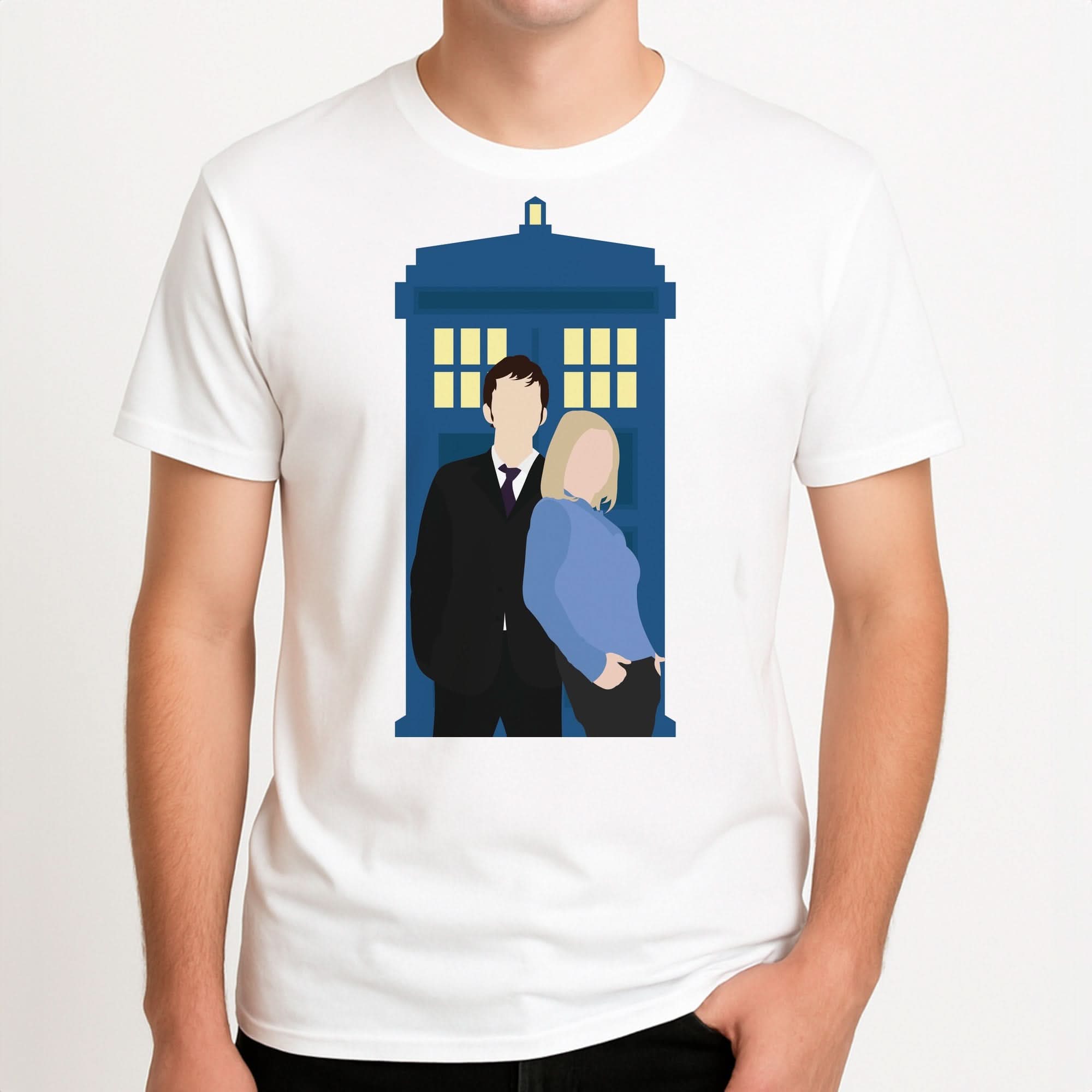 Rose And The Doc Mens T-Shirt