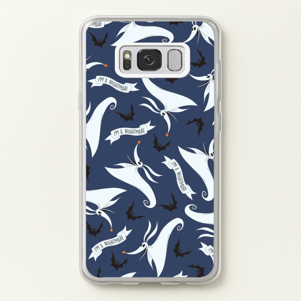 Skeleton Dog And Bats Pattern Galaxy S8 Plus Case