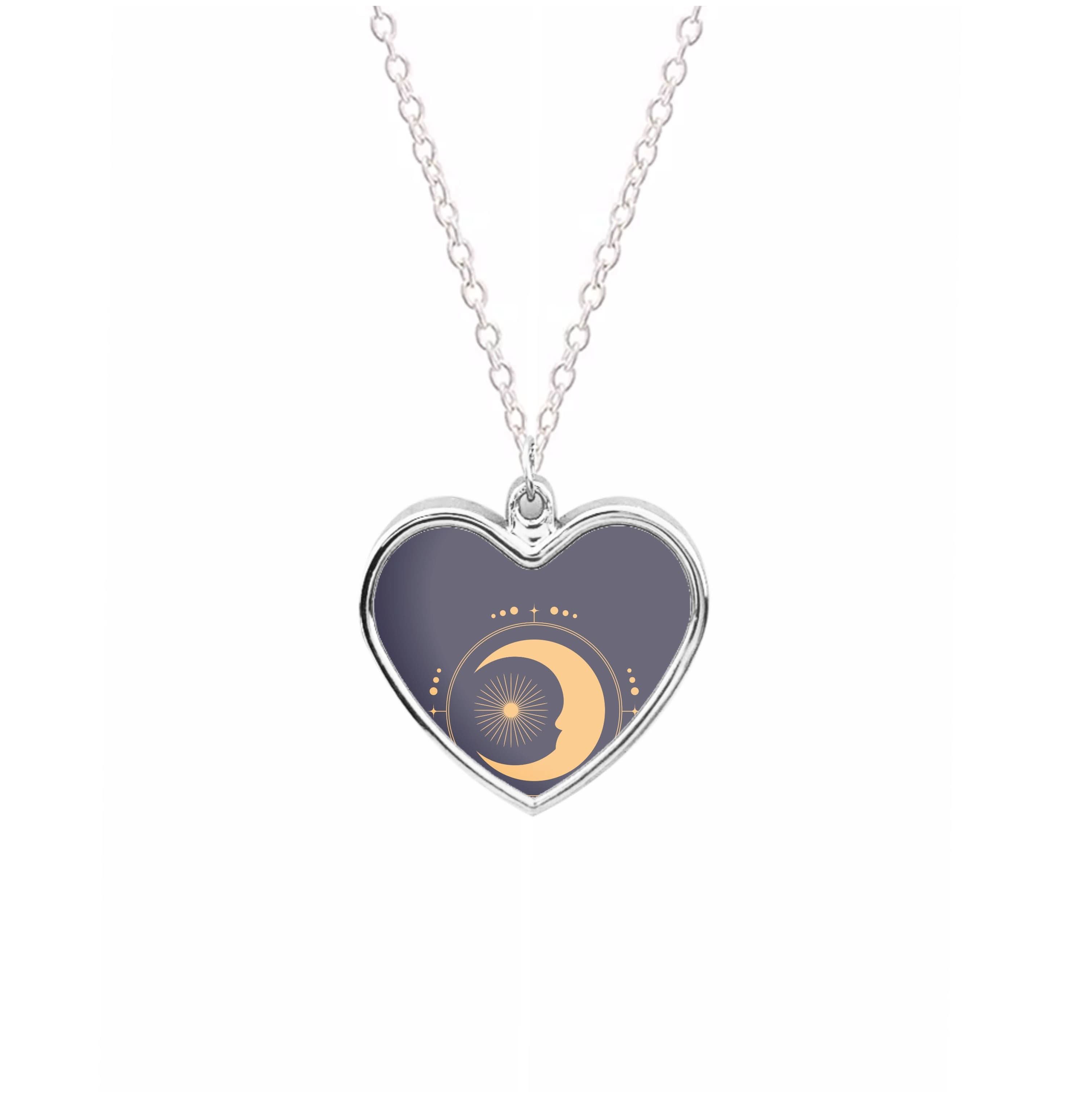 The Moon Dark Blue Necklace