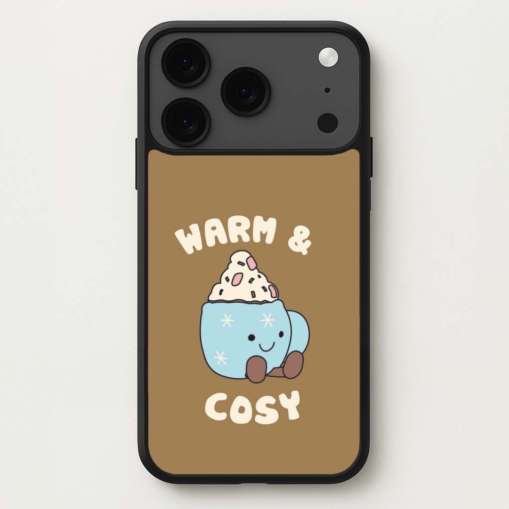Hot Cocoa Plush Quote iPhone 17 Pro Max Case