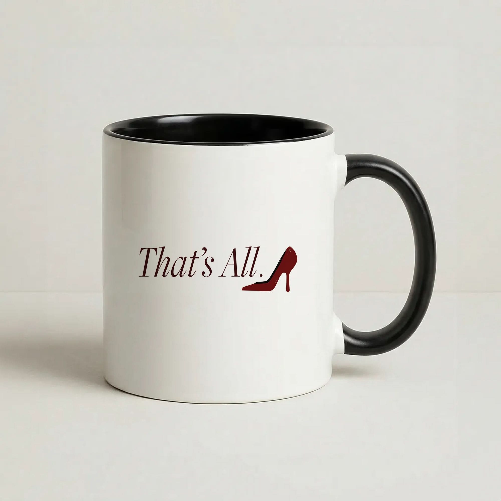 That's All Black Mug