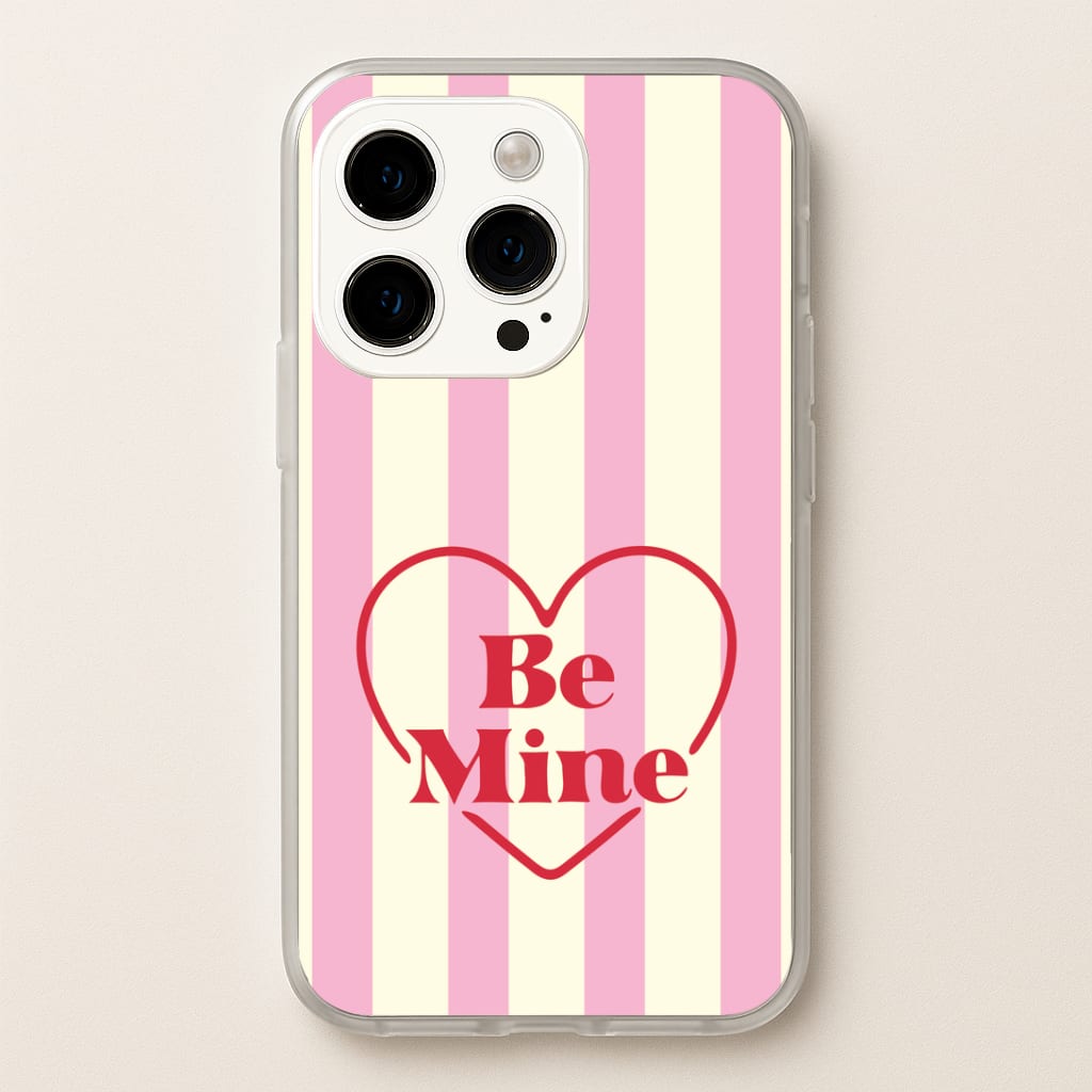 Be Mine Stripey iPhone 14 Pro Max Case
