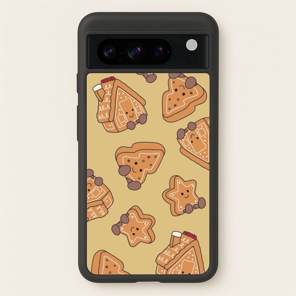 Gingerbread Plushies Pattern Google Pixel 8 Pro Case