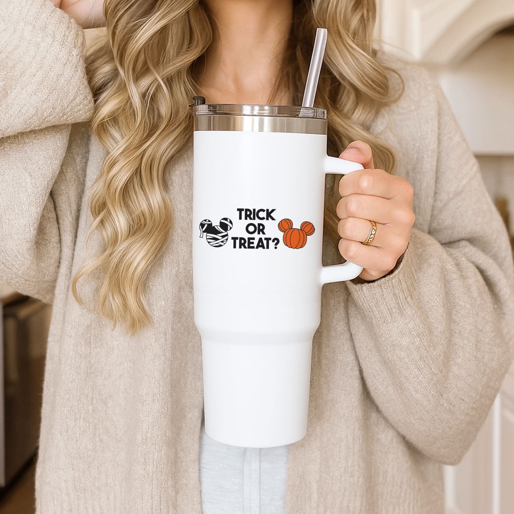 Trick Or Treat Mouse Tumbler