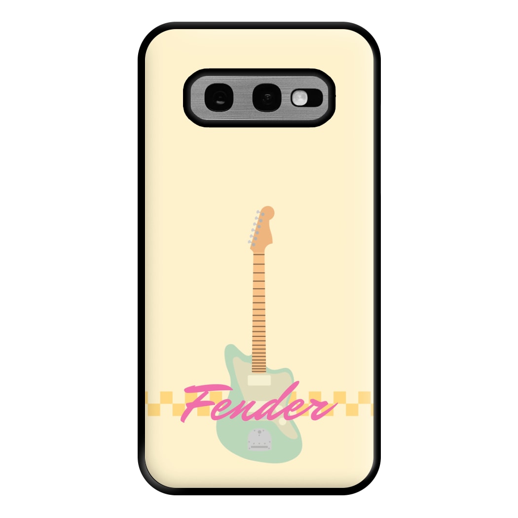 Blue Guitar Fender Galaxy S10e Case