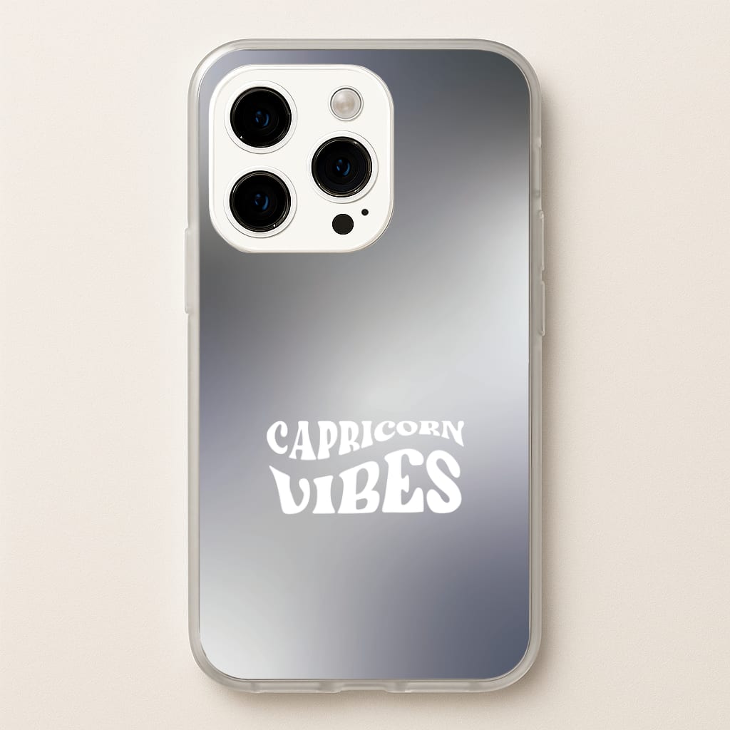 Capricorn Vibes Gradient Zodiac iPhone 15 Pro Case