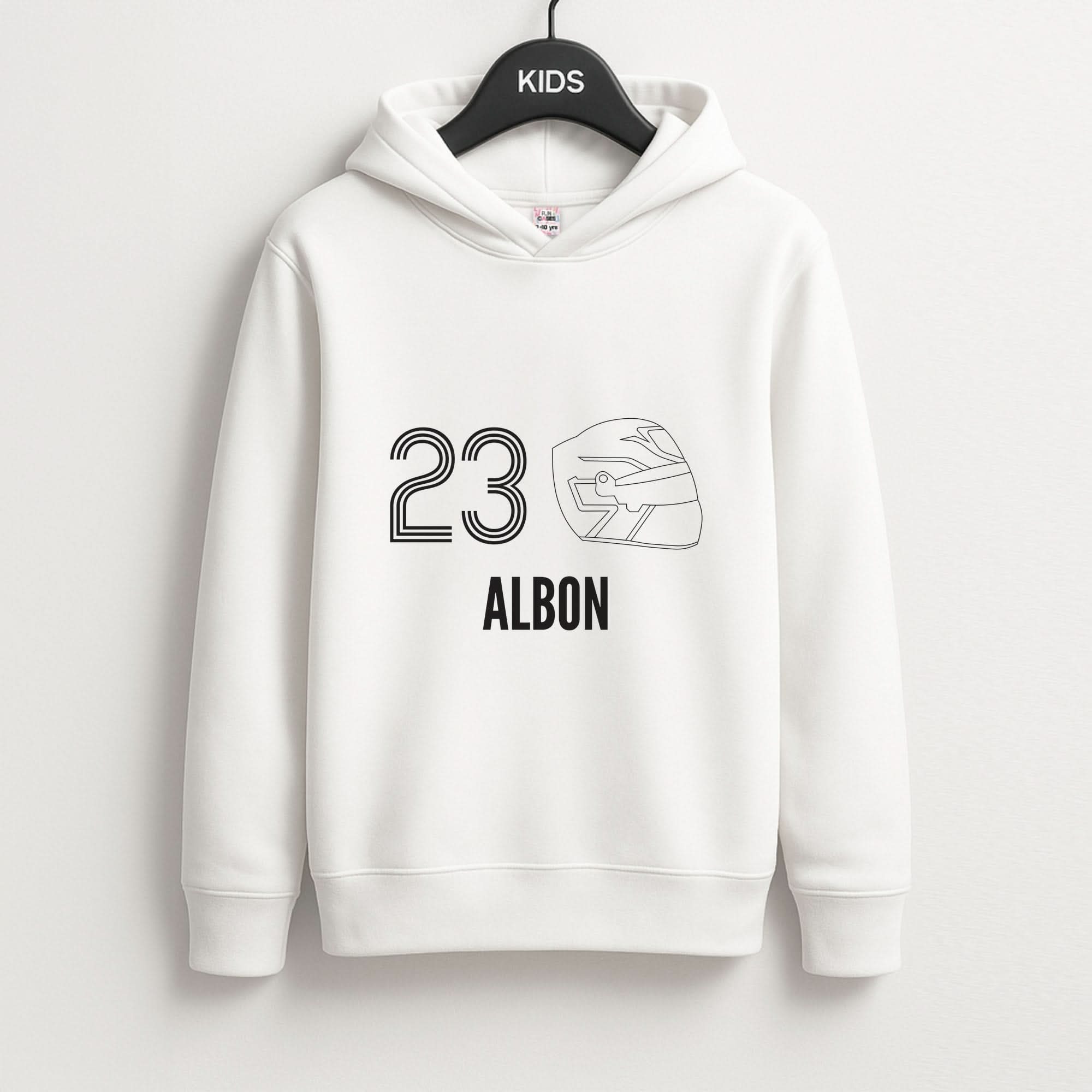 Albon Helmet 2026 Kids Hoodie
