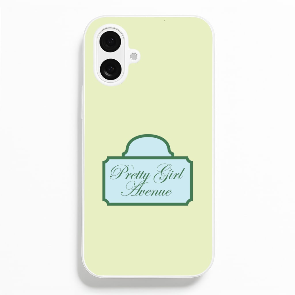 Pretty Girl Avenue iPhone 16 Plus Case
